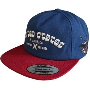 Hurley United States Of America Snapback Hat - OSFM